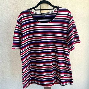 Striped Ulla Popken t-shirt size US16/18